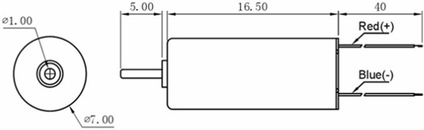 7*16.5 驅(qū)動糟導(dǎo)線,空心杯直流電機